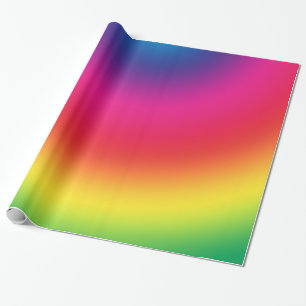 Regenbogen-Steigung - kundengebundene Geschenkpapier