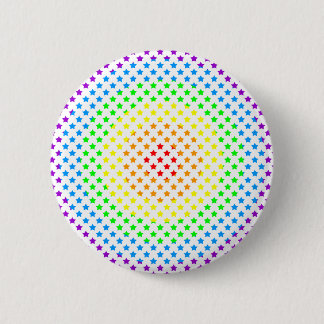 Regenbogen-Stern-Explosion Button