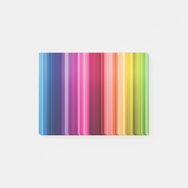 Regenbogen stickies post-it klebezettel (Vorderseite)