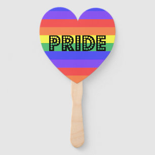 Regenbogen-Stolz Fächer