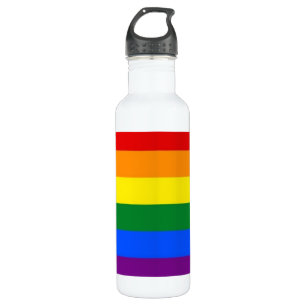 Regenbogen-Stolz-Flagge Trinkflasche
