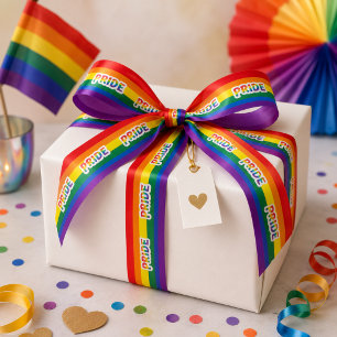 Regenbogen-Stolz LGBTQ Satinband