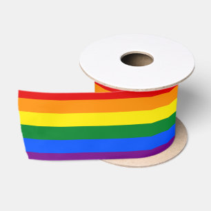 Regenbogen Stolz Liebe Satinband
