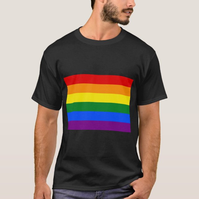 Regenbogen-Stolz lustig T-Shirt (Vorderseite)