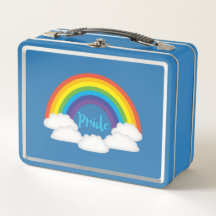 Regenbogen-Stolz-Retro NostalgieLunchbox