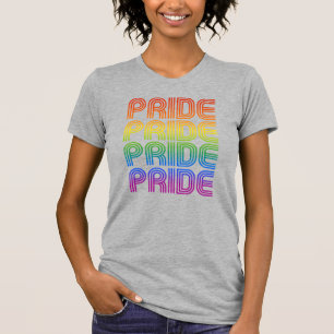 Regenbogen Stolz Retro T-Shirt