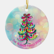 Regenbogen-Stolz-Rosa-Christbaum