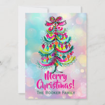 Regenbogen-Stolz-Rosa-Christmasbaum