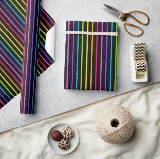 Regenbogen-Streifen 8.2 Geschenkpapier