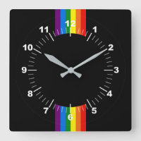Regenbogen-Streifen auf schwarzer Unterstützung