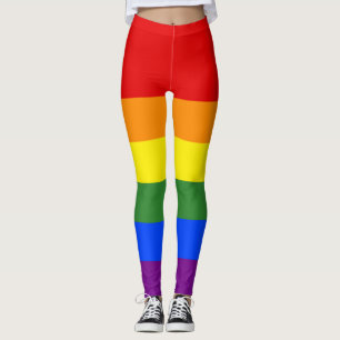 Regenbogen-Streifen LGBT-Preis Leggings