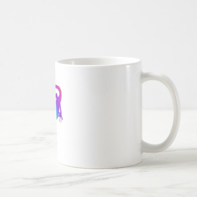 Regenbogen-Streifen Salamander Kaffeetasse (Rechts)