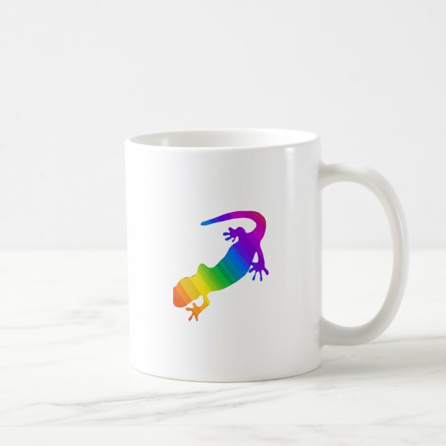 Regenbogen-Streifen Salamander Tasse (Rechts)