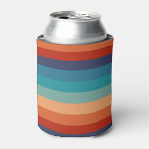 Regenbogen Streifen Vintage Alter Stil Geometrisch Dosenkühler