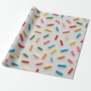 Regenbogen Streusel Farbige Muster Geschenkpapier