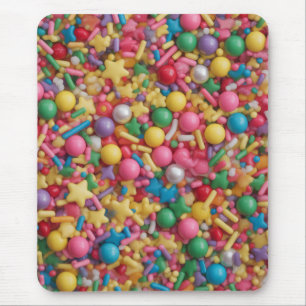 Regenbogen Streusel Farbige Muster Mousepad