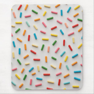 Regenbogen Streusel Farbige Muster Mousepad