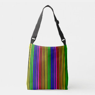Regenbogen Striped Tragetaschen Mit Langen Trägern