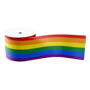 Regenbogen Stripes Band Ripsband
