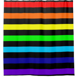Regenbogen Stripes Duschvorhang