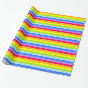 Regenbogen stripes helle farbige gemusterte geschenkpapier