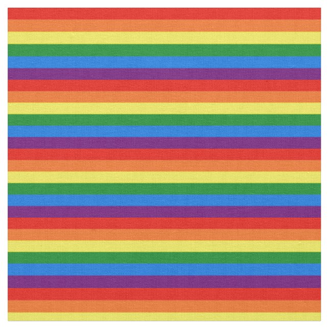 Regenbogen Stripes Unterstützung des Gay Stoff (Nahaufnahme)