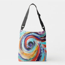 Regenbogen-Strudel-Tasche
