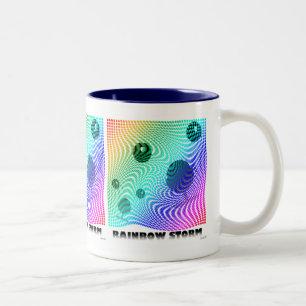 REGENBOGEN-STURM-TASSE ZWEIFARBIGE TASSE