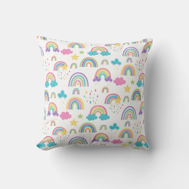 Regenbogen süß kissen (Vorderseite)