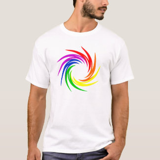 Regenbogen Swirl1 T-Shirt