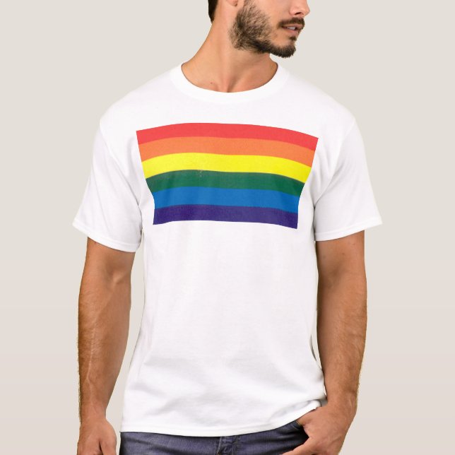 Regenbogen T-Shirt (Vorderseite)