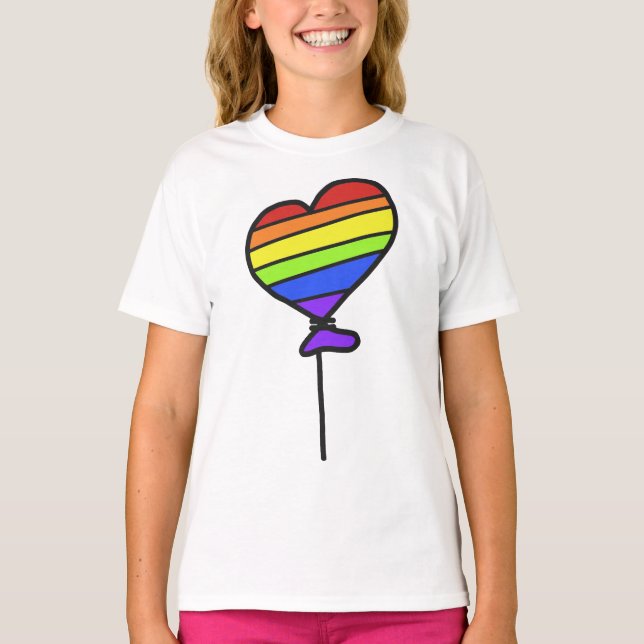 Regenbogen T-Shirt (Vorderseite)
