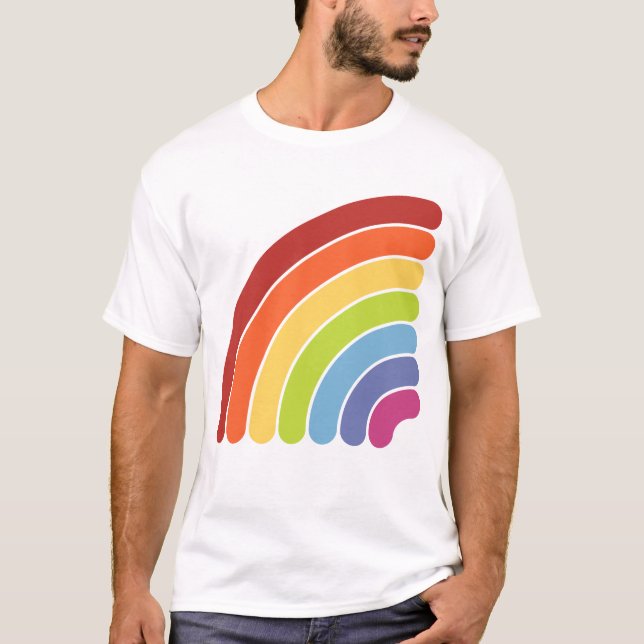 Regenbogen T-Shirt (Vorderseite)