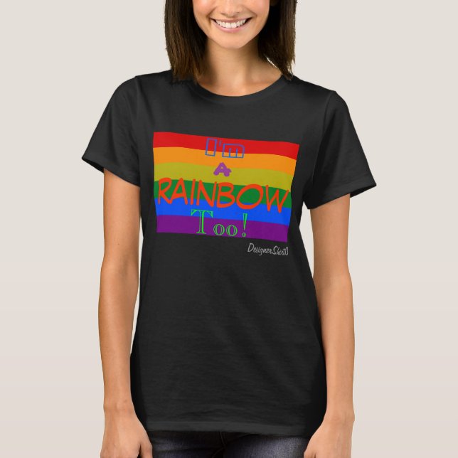 Regenbogen T-Shirt (Vorderseite)