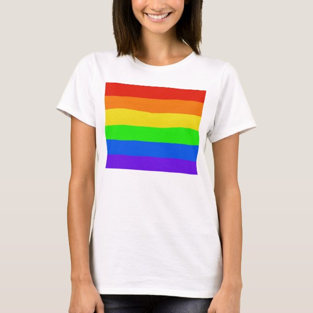 Regenbogen T-Shirt (Vorderseite)