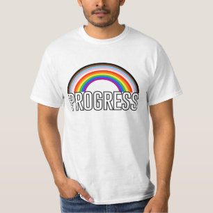 Regenbogen-T-Shirt Progress Pride T-Shirt