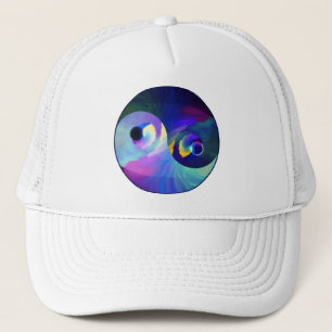 Regenbogen Taijitu Yin Yang Truckerkappe