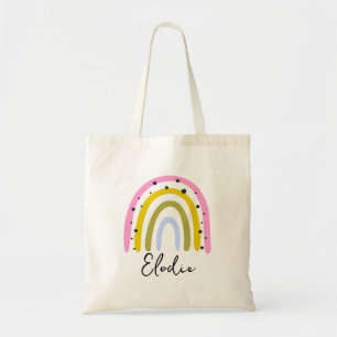 Regenbogen-Tasche mit individuellem Namen, individ Tragetasche