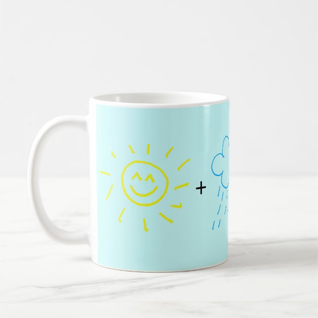Regenbogen-Tasse Kaffeetasse (Links)