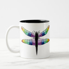 Regenbogen-Tasse Zweifarbige Tasse