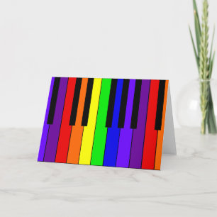 Regenbogen-Tastatur Karte