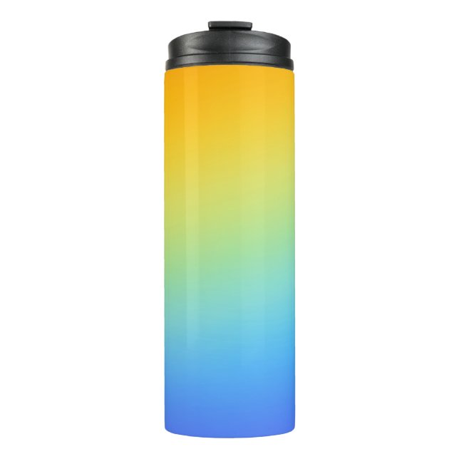 Regenbogen Thermosbecher (Vorderseite)