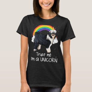 Regenbogen Tibet-Terrier Trau Mir Ich Bin Ein Einh T-Shirt