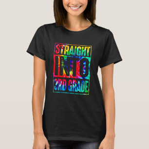 Regenbogen-Tie-Dye-geradewegs in die 3. Klasse Zur T-Shirt