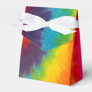 Regenbogen-Tie-Dye Hippie Kühle Bunte Party Geschenkschachtel