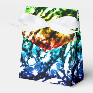 Regenbogen-Tie-Dye-Mandala-Stern-Geburtstagsfeier Geschenkschachtel