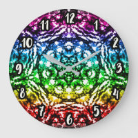 Regenbogen-Tie-Dye-Mandala-Stern