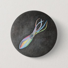 Regenbogen-Tintenfisch-Knopf Button