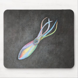 Regenbogen-Tintenfisch Mousepad