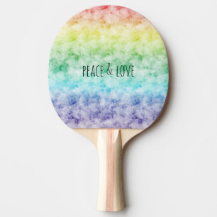 Regenbogen Tischtennis Schläger